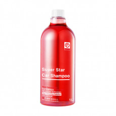 FIREBALL-Шампунь для ручной мойки Super Star Car Shampoo 1:500 PH7 Папайя-Манго (красный) 1л