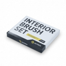 Autech - Interior Brush, Набор из четырех кистей для очистки салона автомобиля