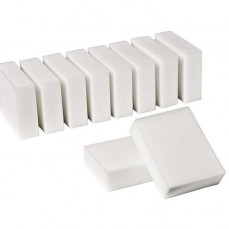 A302-Меламиновая губка 110x70x30мм, 10 шт. А302 - MELAMINE SPONGE WHITE