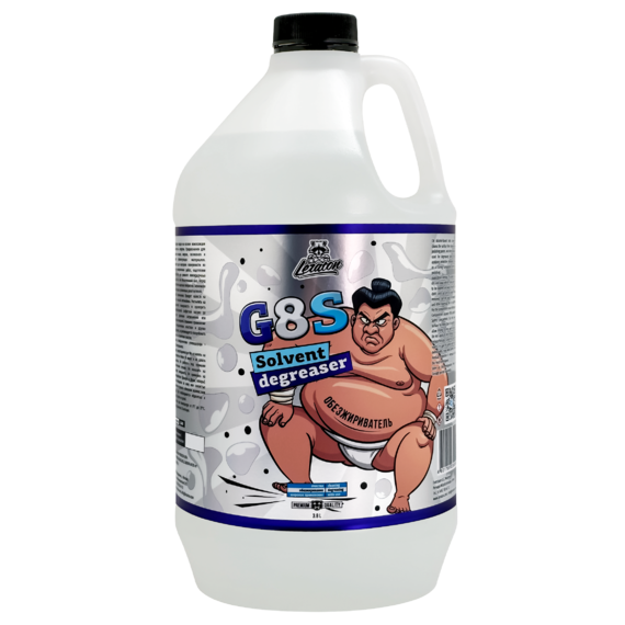 Leraton - G8S, Обезжириватель антисиликон для авто на сольвенте, 3.8л