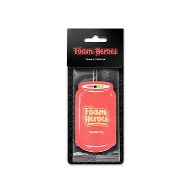 Foam Heroes - Auramatica, Терпкий грейпфрут подвесной ароматизатор