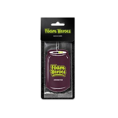 Foam Heroes - Auramatica, Кола и лайм подвесной ароматизатор