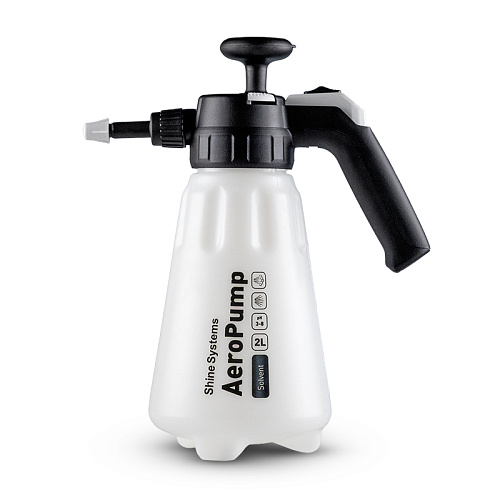 Shine Systems AeroPump Solvent - Пенно-эмульсионный помповый распылитель для растворителей, 2л