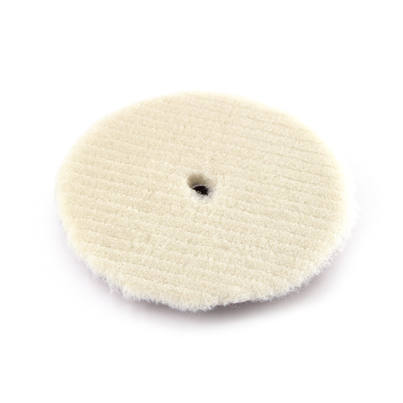 Shine Systems - Stripy Wool Pad, полировальный круг из стриженого меха, 155 мм